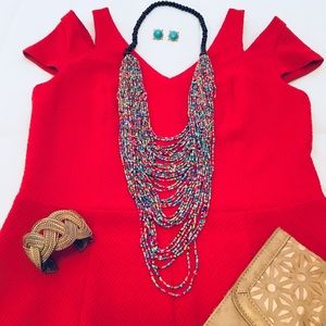 The Limited Orange Dress NEVER WORN